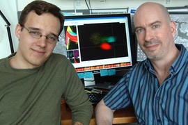 MIT graduate student Timothy J. Buschman, left, and Professor Earl Miller of the Department of Brain and Cognitive Sciences have found concrete evidence that two radically different brain regions play different roles in the different modes of attention.