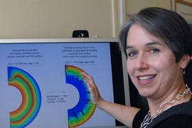 MIT planetary scientist Linda Elkins-Tanton, Mitsui Career Development Professor of Geology in the Department of Earth, Atmospheric and Planetary Sciences, views profile showing that hot, young planets may be easier to spot because they stay hot longer than astromomers  have thought.