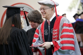 “I see graduates who are ready. … You made MIT better. And you will make a better world,” said MIT President L. Rafael Reif in his charge to the graduates of 2017.
