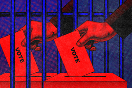 jail cell ballot graphic