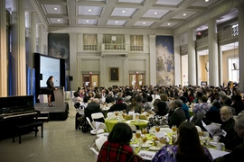 MIT’s Morss Hall was packed for the annual observance of the memory of Dr. Martin Luther King Jr.